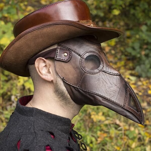 Plague Doctor Mask - Brown