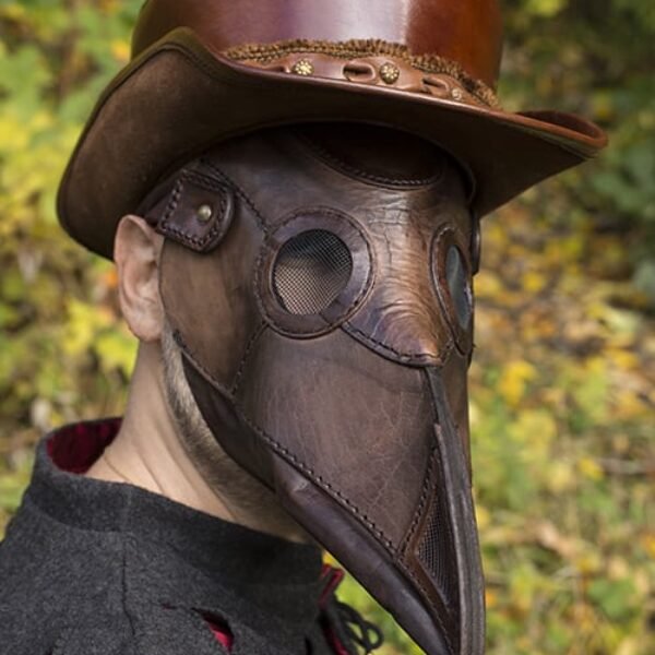 Plague Doctor Mask - Brown