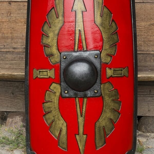 Square Scutum Shield - Red - 100x65 cm