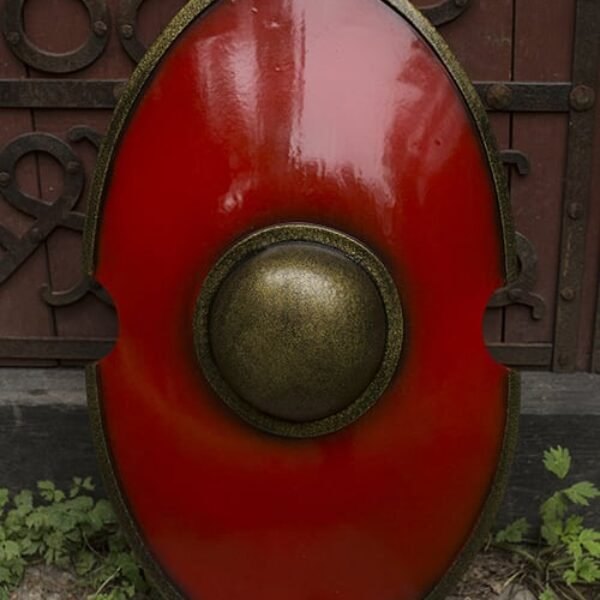 Elliptical Shield - Red - 70x45 cm