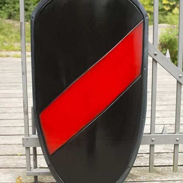 RFB Large Shield - Black/Red - 100x46 cm