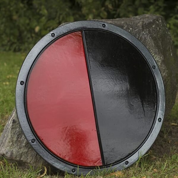 RFB Round Shield - Black/Red - ø50 cm