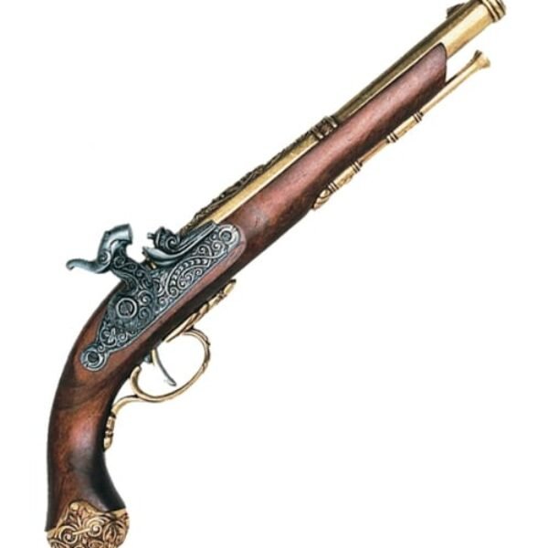 Pistola a percussione - Brescia 1825 - Ottone