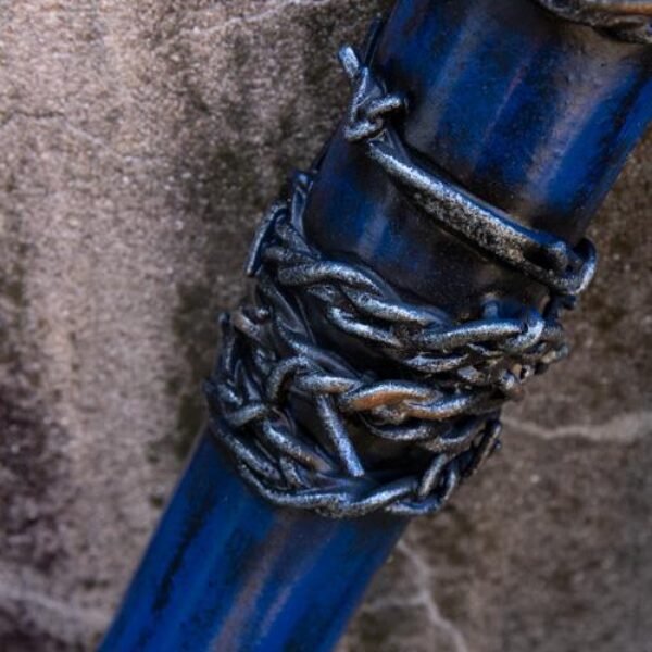 Barbed Wire Bat - 80 cm - Blue