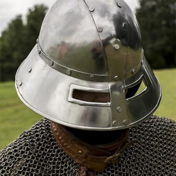 Guardsman Helmet - Polished Steel