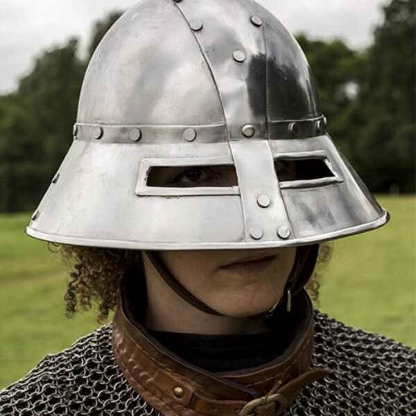 Guardsman Helmet - Polished Steel