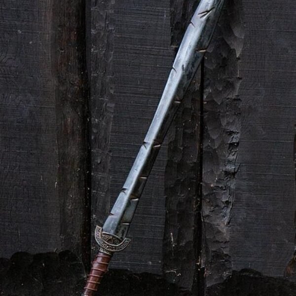 Battleworn Celtic Leaf Sword - 100 cm