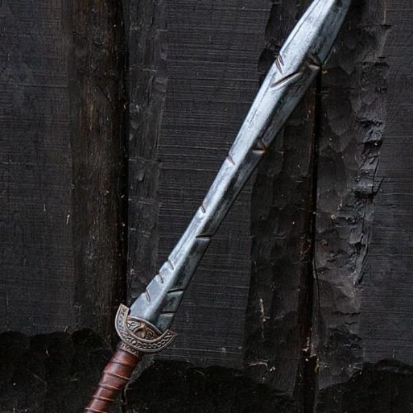 Battleworn Celtic Leaf Sword - 85 cm