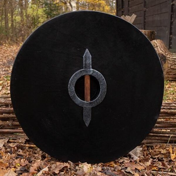 Drang Shield - Red/Wood - 80 cm